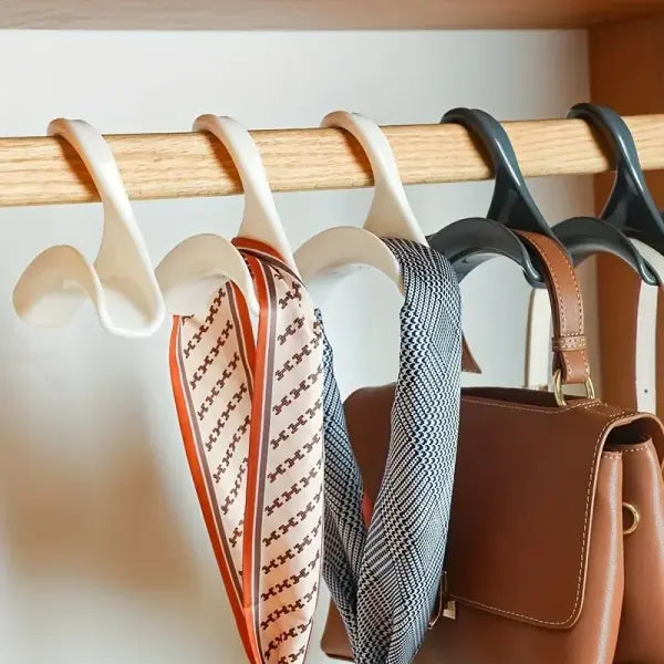 10pcs Widen Connection Hooks: Space-Saving Hanger Extenders for Handbags Scarves & Hats