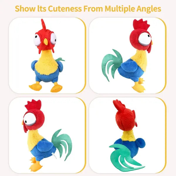 11-inch Hei Hei Feature Plush Stuffed Doll Soft Kids Doll Sleeping Cuddle Buddy Doll for kids Gift for friends or lovers