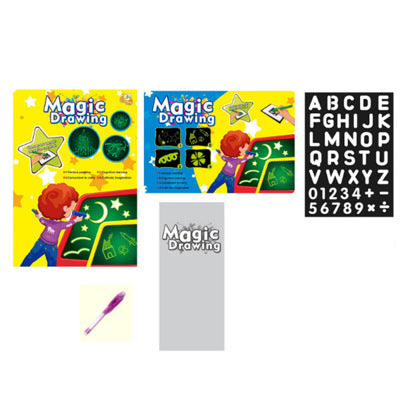Luminous Drawing Tablet with Flashlight Marker