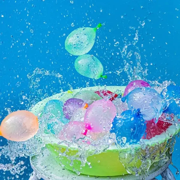 111Pcs Summer Water Bombs: Fast Fill Water Balloons for Pool Party Outdoor Team Game Beach Splash Toy Festival Decor