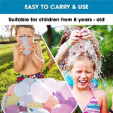 111Pcs Summer Water Bombs: Fast Fill Water Balloons for Pool Party Outdoor Team Game Beach Splash Toy Festival Decor