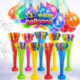 111Pcs Summer Water Bombs: Fast Fill Water Balloons for Pool Party Outdoor Team Game Beach Splash Toy Festival Decor