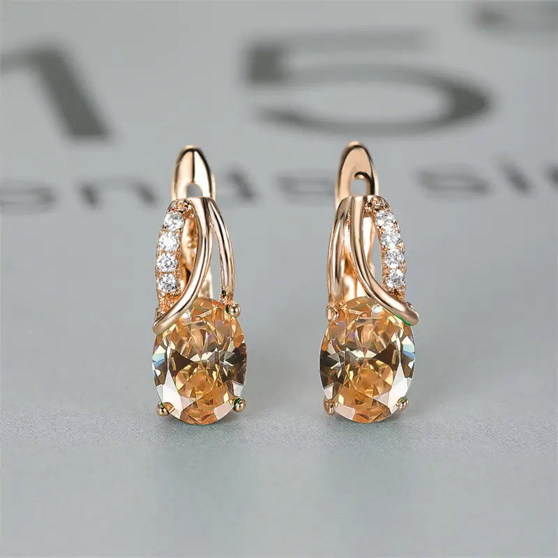 Champagne Gold Earrings