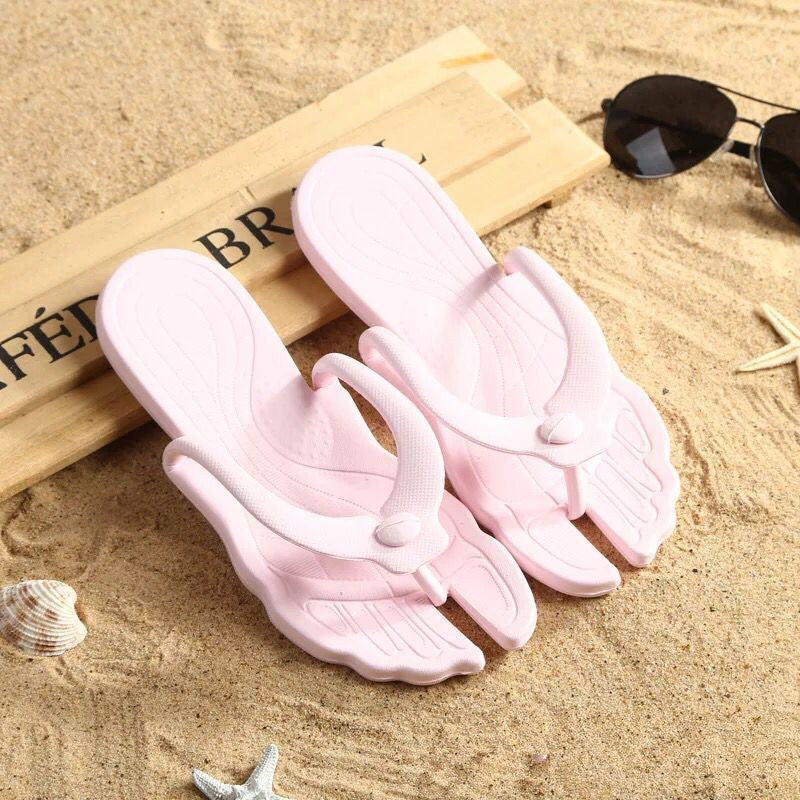 Portable Folding EVA Flip Flops for Travel and Beach