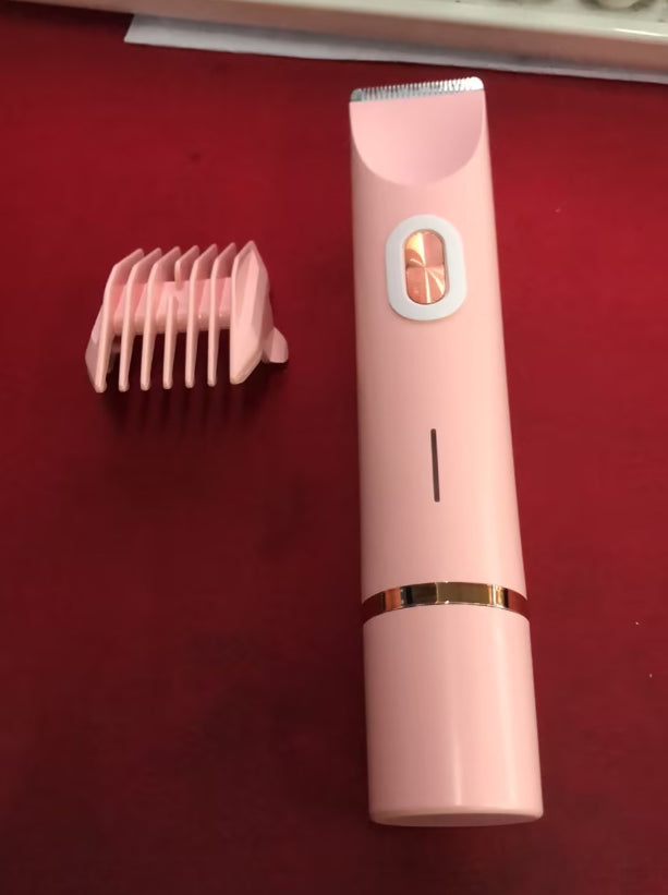 Versatile Body Hair Removal Device and Bikini Trimmer - Pink / USB - Hair Remover