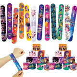 12/24/36/48pcs K-POP Demon Hunters Slap Bracelets Birthday Party Favors Gift Bag Christmas Stocking Fillers for Kids