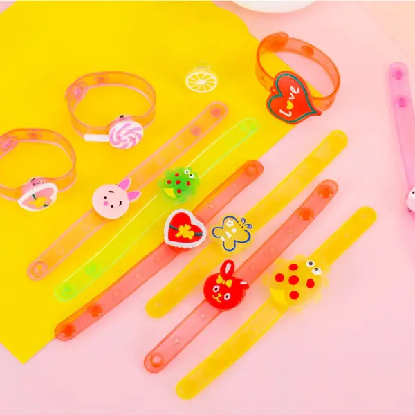 12/24 Pcs LED Luminous Fun Watch for Kids Birthday Party Baby Shower Gift Pinata Filler Halloween Carnival Christmas