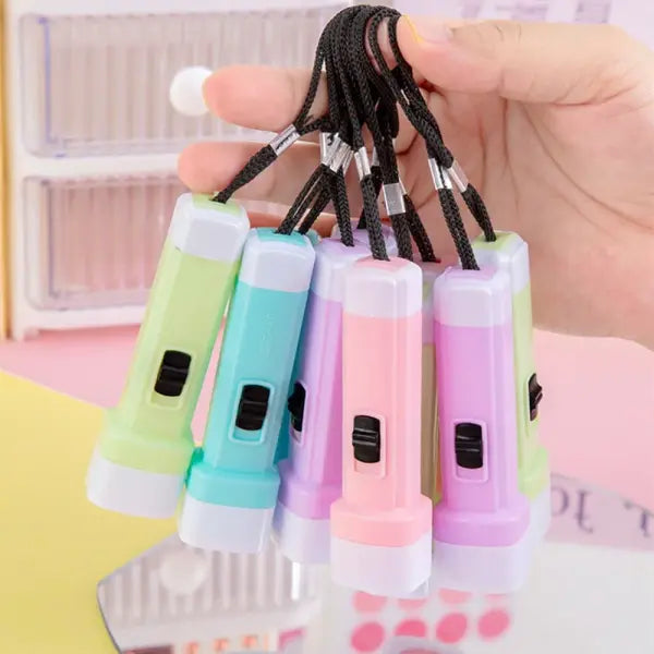 12/24 Pcs LED Mini Flashlights Keychain Party Favors for Kids Birthday & Wedding Guest Gifts