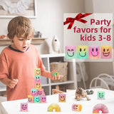 12/24 Rainbow Magic Springs Circle Toys Kids Birthday Party Favors Guests Giveaway Small Gifts Pinata Fillers Flexible