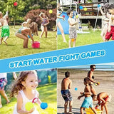 Magnetic reusable water balloons quick fill pool toys - 3PCS Random Color