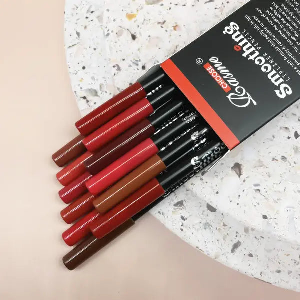 12 pcs Long-Lasting Lipstick Set with Professional Lip Liner Pencil and Matte Lip Gloss for Women Valentine’s Day Gifts