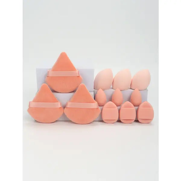 12-Piece All-Purpose Makeup Sponge Set Multi-Size Professional Blending - 03