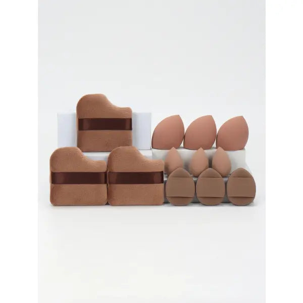 12-Piece All-Purpose Makeup Sponge Set Multi-Size Professional Blending - 05