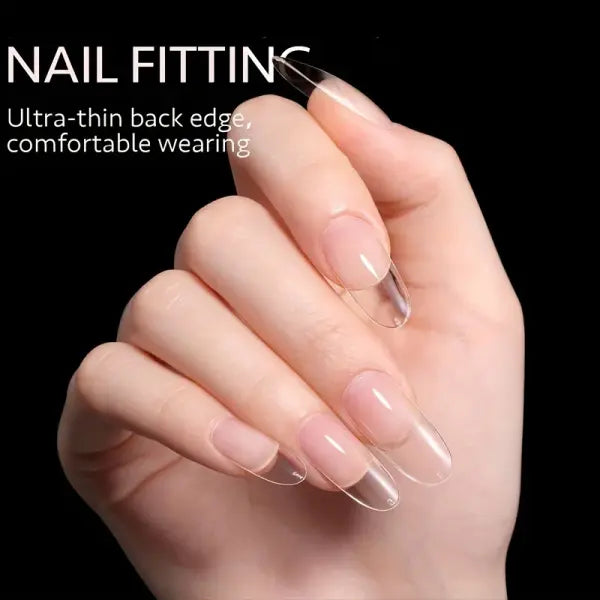 120 Piece French Acrylic False Nail Tips in Multiple Shapes