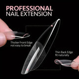 120 Piece French Acrylic False Nail Tips in Multiple Shapes