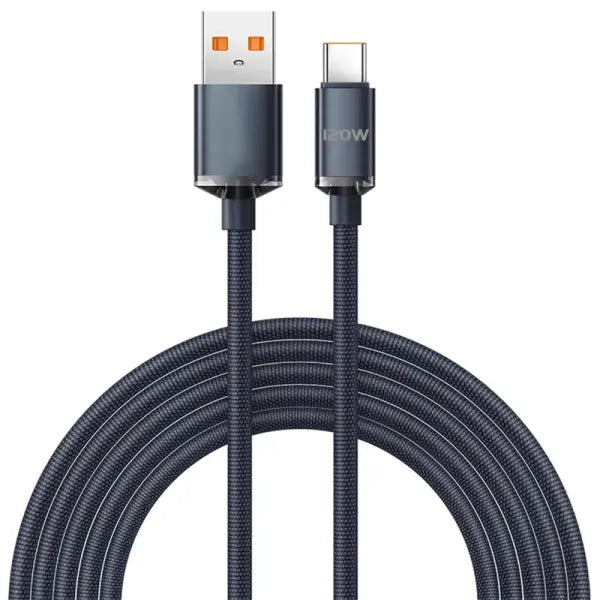 120W USB Type C Cable Type C to Type C Fast Charging Cord USB C Quick Charge Phone Cables For Samsung Xiaomi Huawei