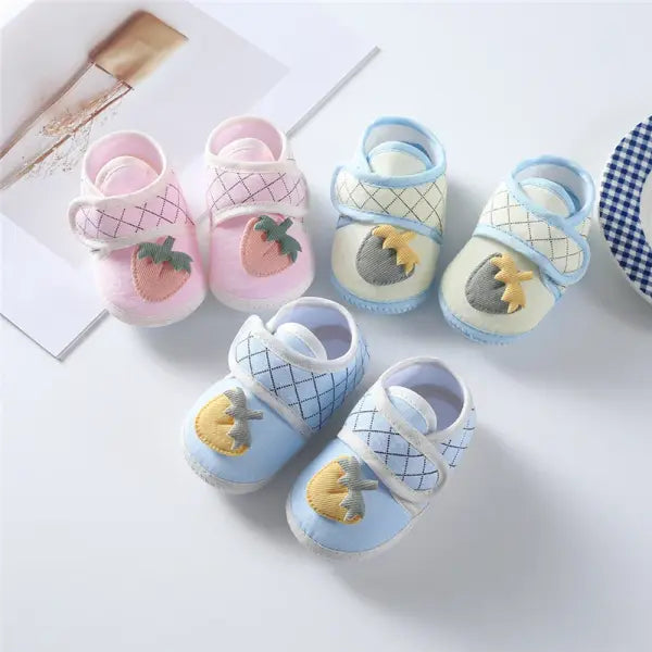 0-12Month Baby Girl Boy Shoes First Walkers Cotton Soft Newborn Baby Shoes Cute Infant Toddler Baby Shoes for Girls