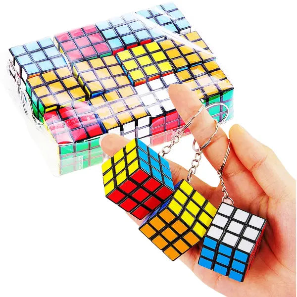 12Pcs 3cm Mini Magic Cube Children Educational Toys Kindergarten Prize Kids Birthday Party Favors Goodie Bag Pinata