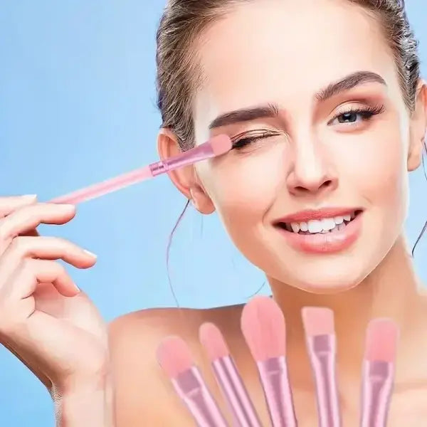 13pcs Premium Synthetic Nylon Bristle Makeup Brush Set - Soft Gentle and Cruelty-Free for Flawless Foundation Blush