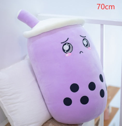Cute Fruit Drink Plush Doll and Stuffed Animal Hugging Pillow - Purple / 70CM