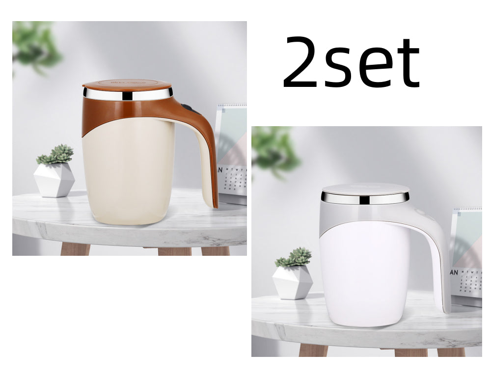 Portable Automatic Stirring Cup for Coffee and Tea - Suit2pcs