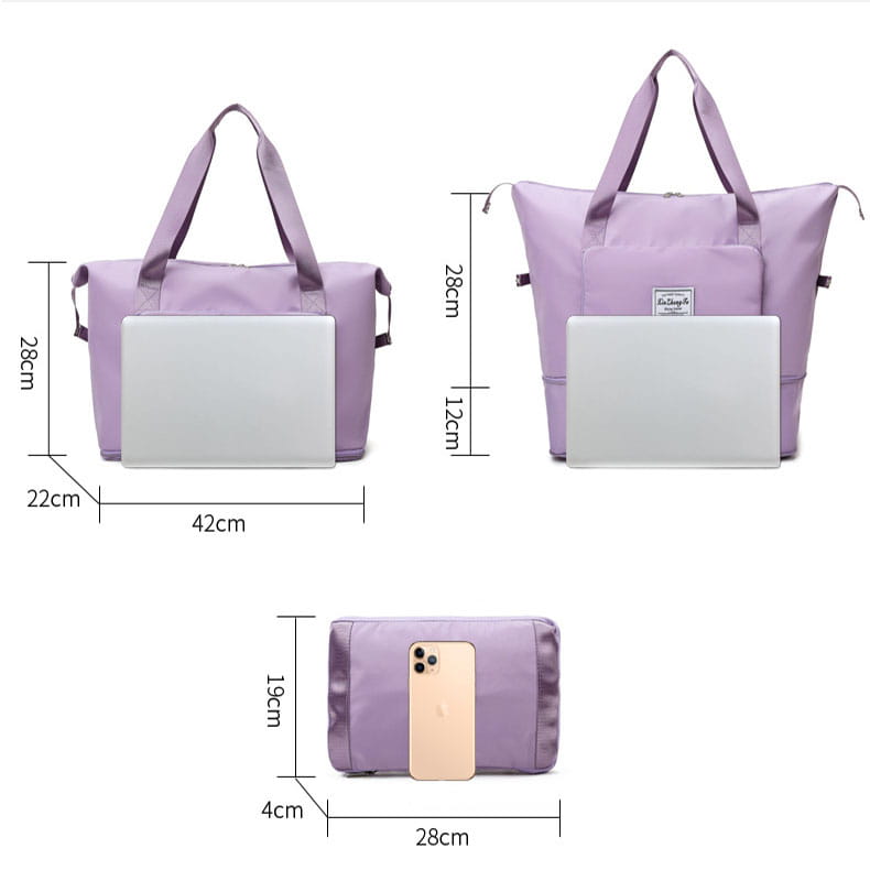Foldable Storage Bag - Large Capacity Travel & Gym Bag