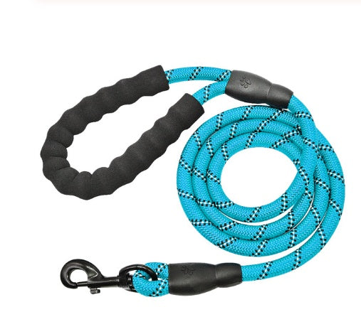 Reflective Dog Leash Nylon Pet Dog Leash Rope For Small Medium Large Dogs Walking Training Pet Suppiles - Blue