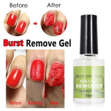 15ML Magic Nail Gel Polish Remover – Fast Soak-Off UV Gel & Semi-Permanent Varnish Cleaner for Nail Art