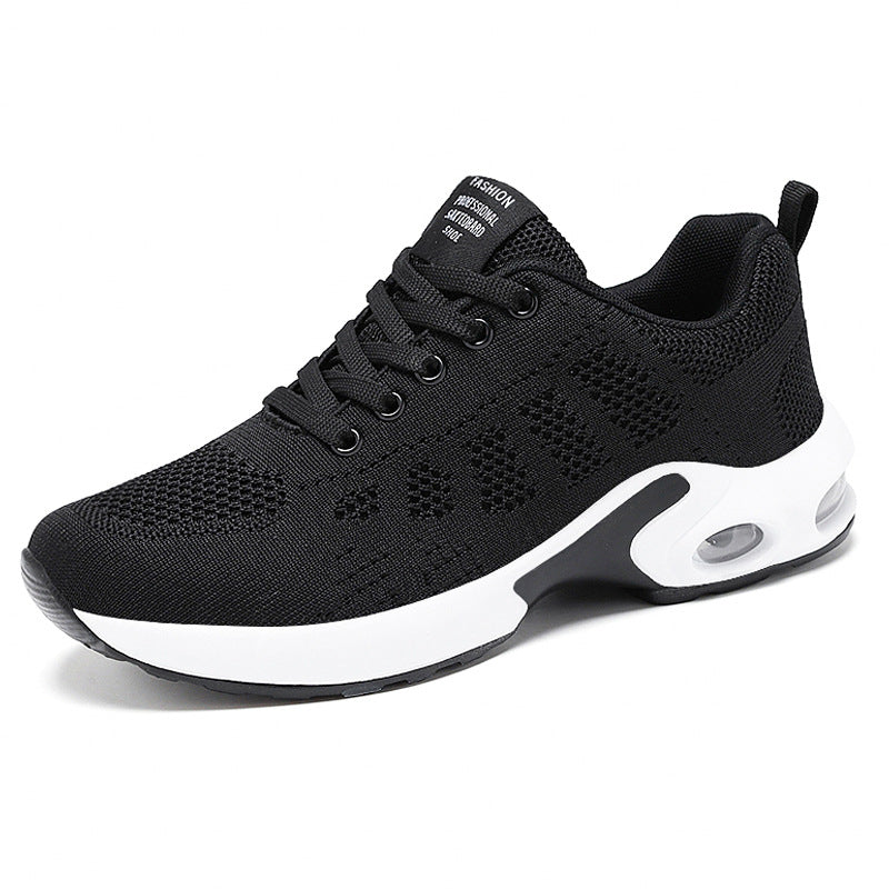 Breathable Mesh Women Sports Casual Shoes in All Sizes - Black / 35