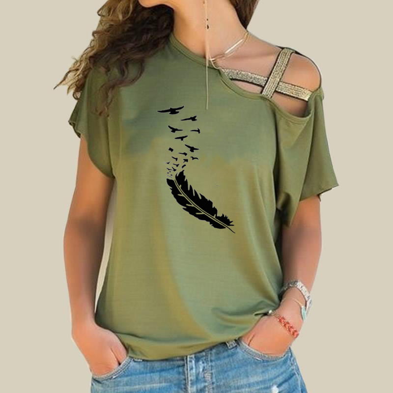 Women’s T-Shirt - Trendy Casual Summer Fashion Tee