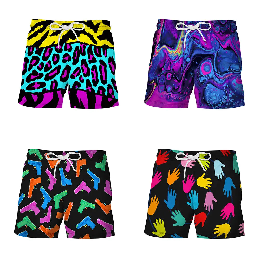 Casual Men’s Beach Shorts: Drifting Swimming Trunks