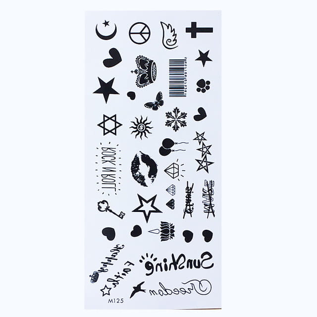 Waterproof tattoo stickers