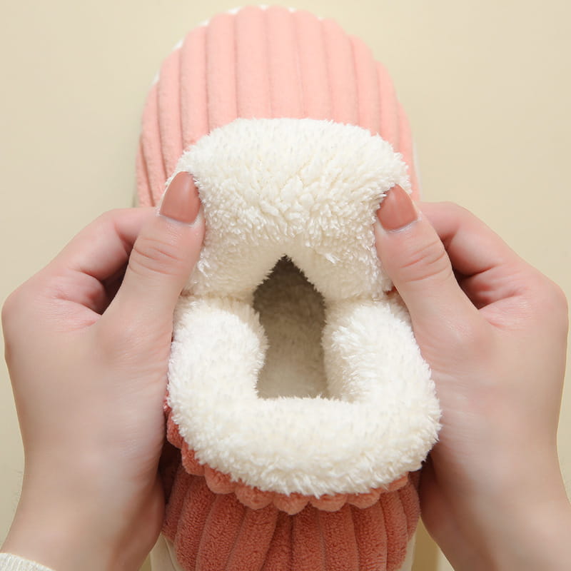 Winter Cotton Slippers for Couples Warm Indoor Bedroom Fashion