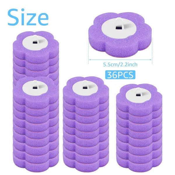 18/36Pcs Toilet Brush With Disposable Replacement Head Kits Upgrade Long Handle Bathroom Cleaning Brush For Home Wc