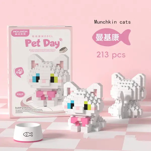 Small building plastic model pet bricks for teens - JM-218-NO BOX