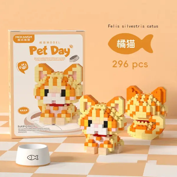 Small building plastic model pet bricks for teens - JM-221-NO BOX