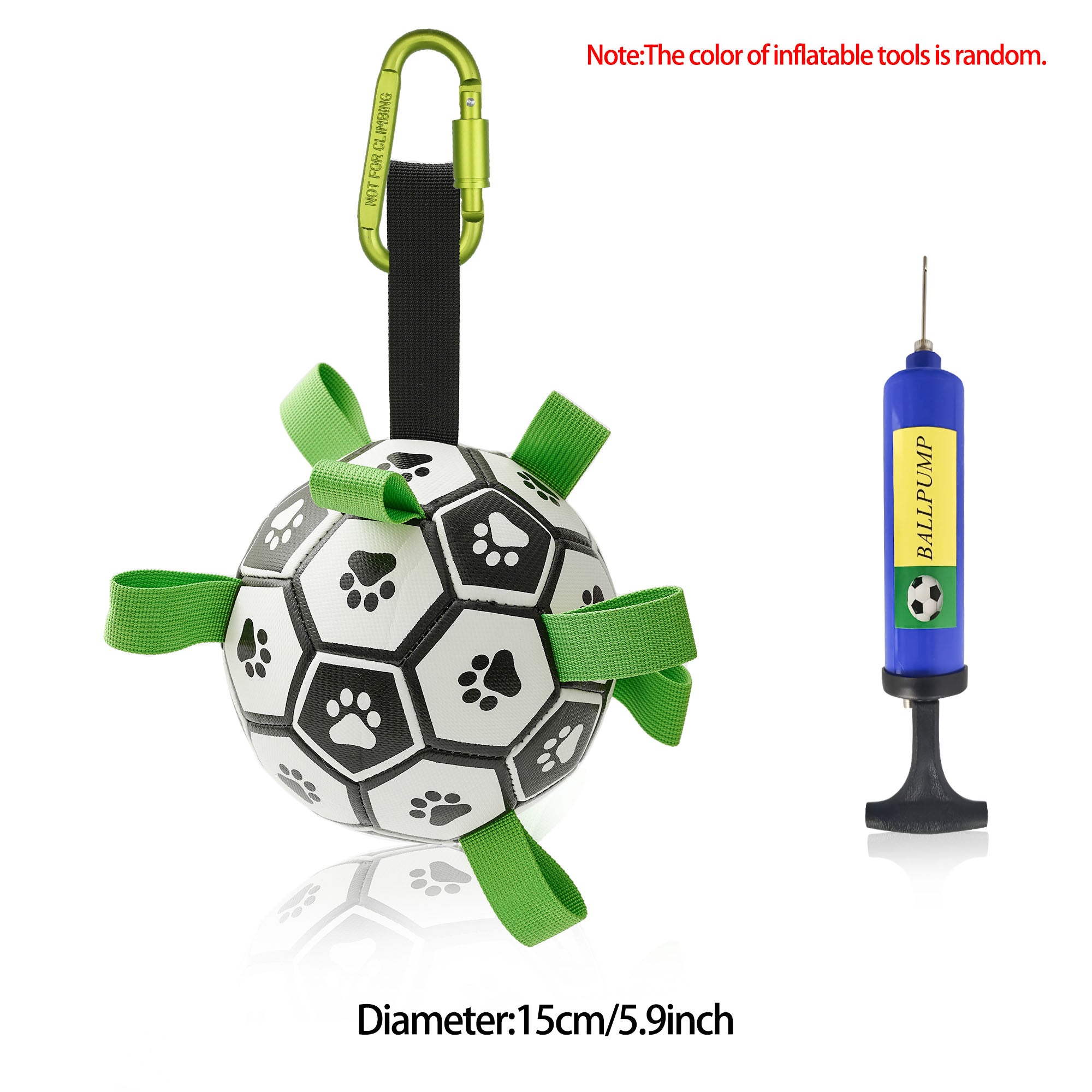 Interactive Dog Football Toy Soccer Ball Inflated Training Toy For Dogs Outdoor Border Collie Balls For Large Dogs Pet