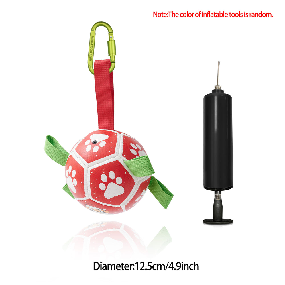Interactive Dog Football Toy Soccer Ball Inflated Training Toy For Dogs Outdoor Border Collie Balls For Large Dogs Pet