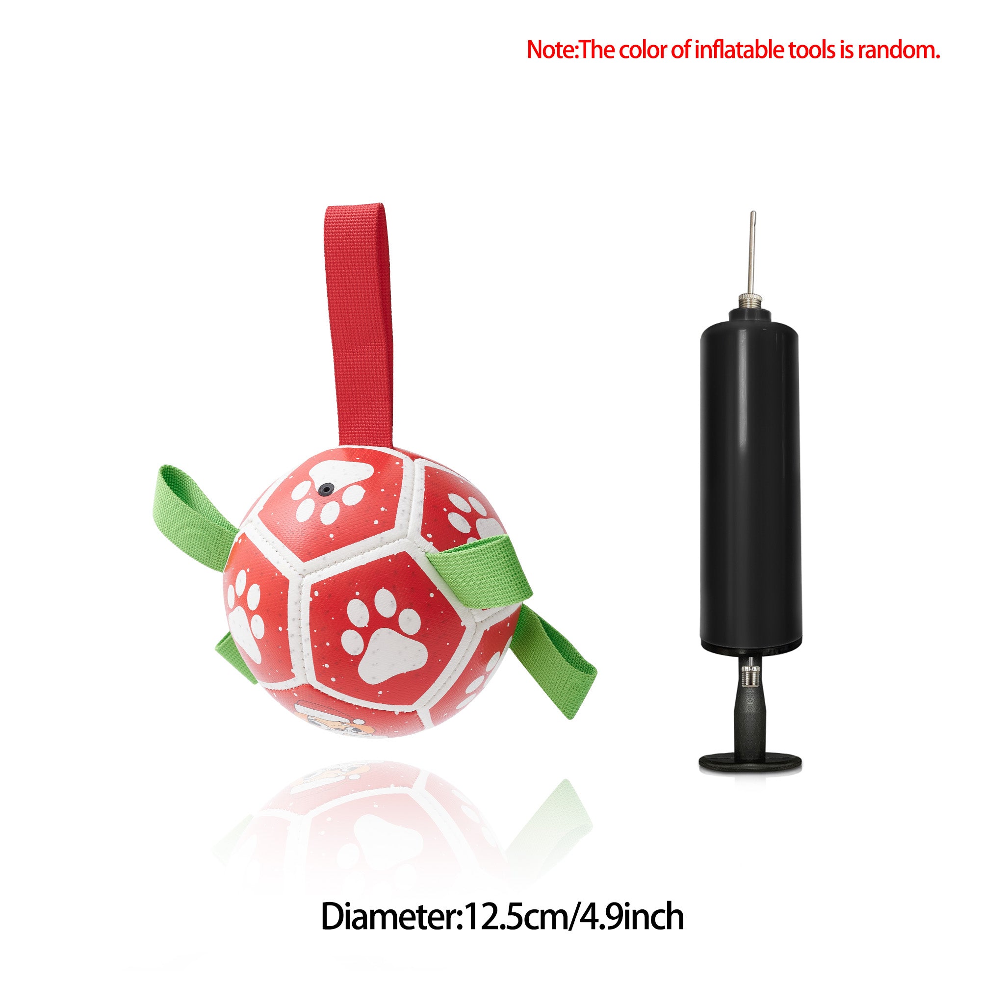 Interactive Dog Football Toy Soccer Ball Inflated Training Toy For Dogs Outdoor Border Collie Balls For Large Dogs Pet