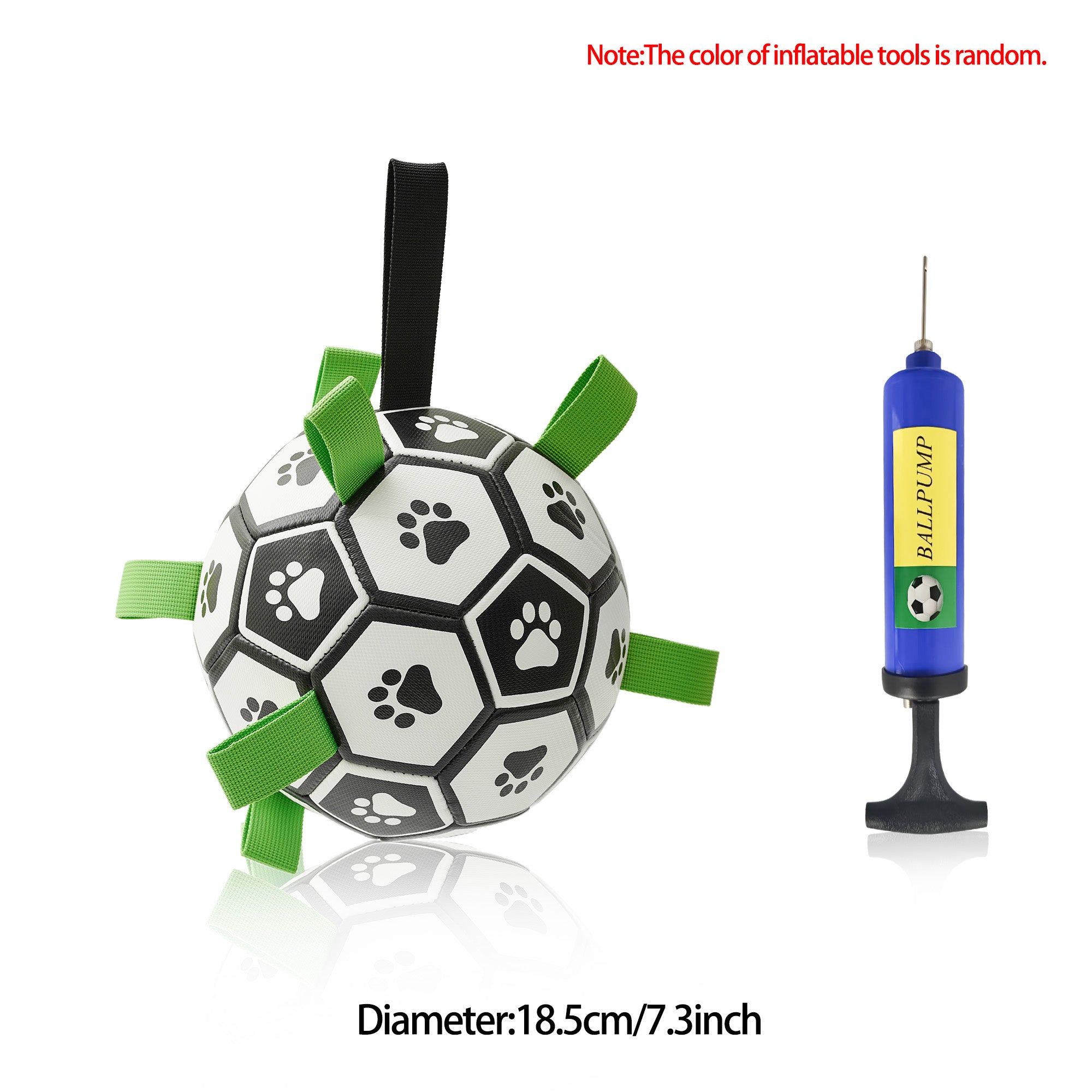 Interactive Dog Football Toy Soccer Ball Inflated Training Toy For Dogs Outdoor Border Collie Balls For Large Dogs Pet