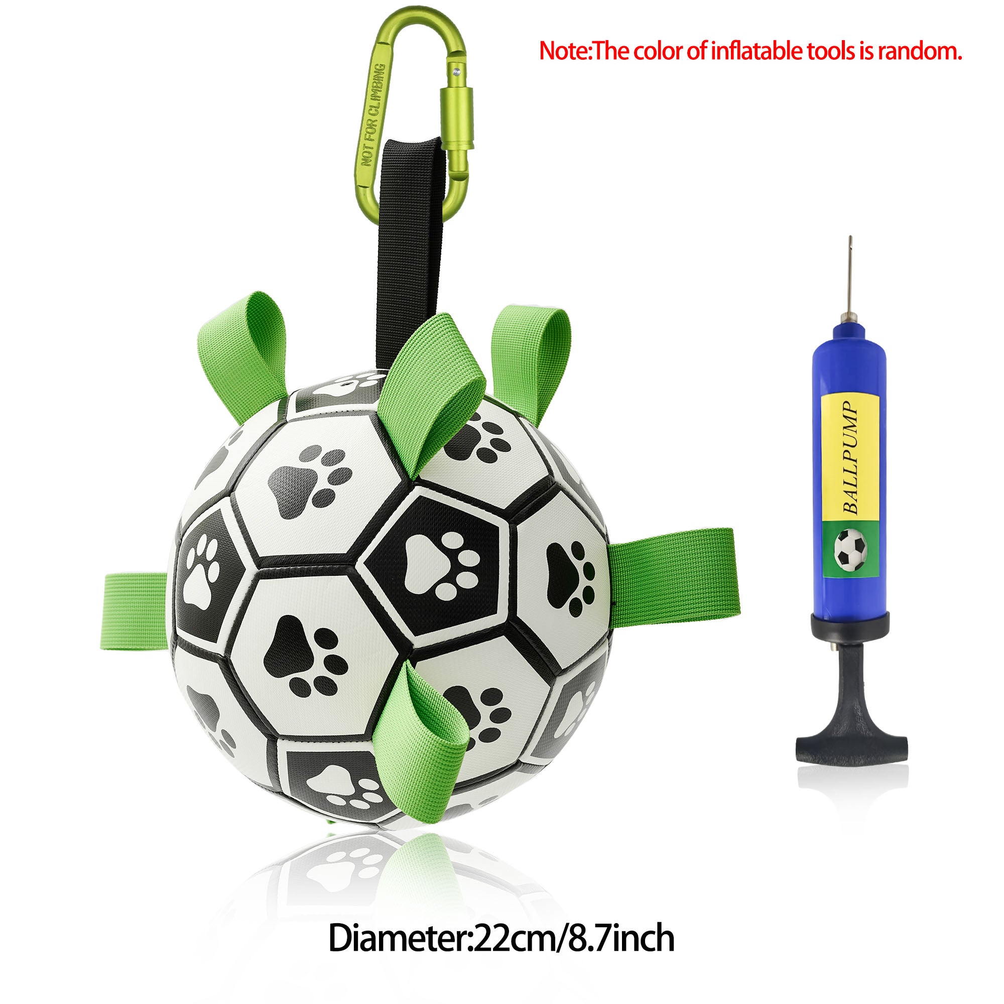 Interactive Dog Football Toy Soccer Ball Inflated Training Toy For Dogs Outdoor Border Collie Balls For Large Dogs Pet