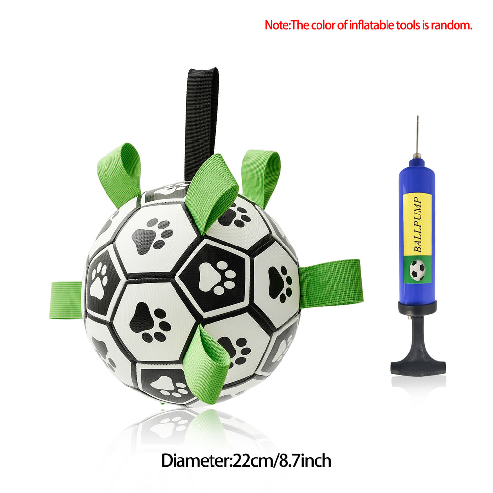 Interactive Dog Football Toy Soccer Ball Inflated Training Toy For Dogs Outdoor Border Collie Balls For Large Dogs Pet
