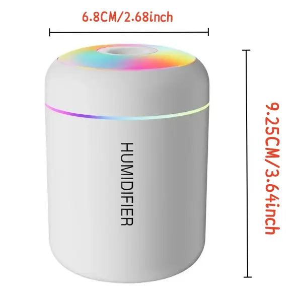 Mini Air Humidifier USB Aroma Diffuser (180ML) for Bedroom and Car