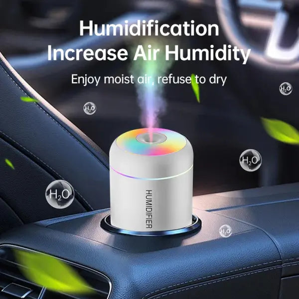 Mini Air Humidifier USB Aroma Diffuser (180ML) for Bedroom and Car