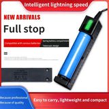 18650 Battery Charger 1/2/4 Slots Dual 18650 Charging 3.7V Rechargeable Lithium Battery USB Charger For 16340 14500