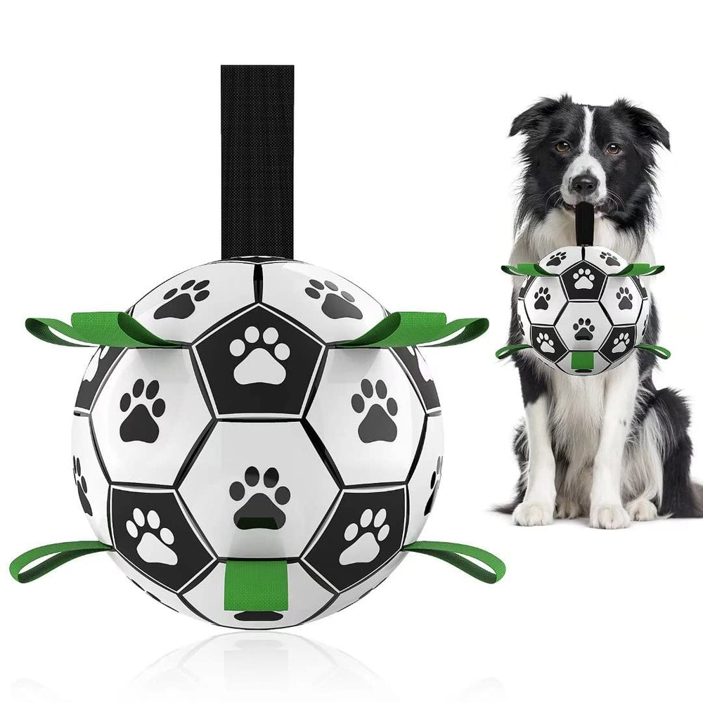 Interactive Dog Football Toy Soccer Ball Inflated Training Toy For Dogs Outdoor Border Collie Balls For Large Dogs Pet