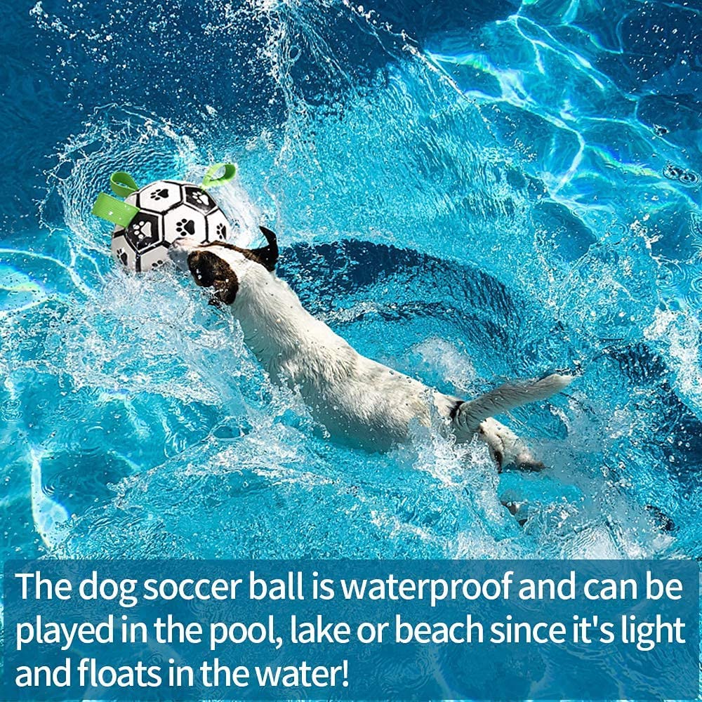 Interactive Dog Football Toy Soccer Ball Inflated Training Toy For Dogs Outdoor Border Collie Balls For Large Dogs Pet
