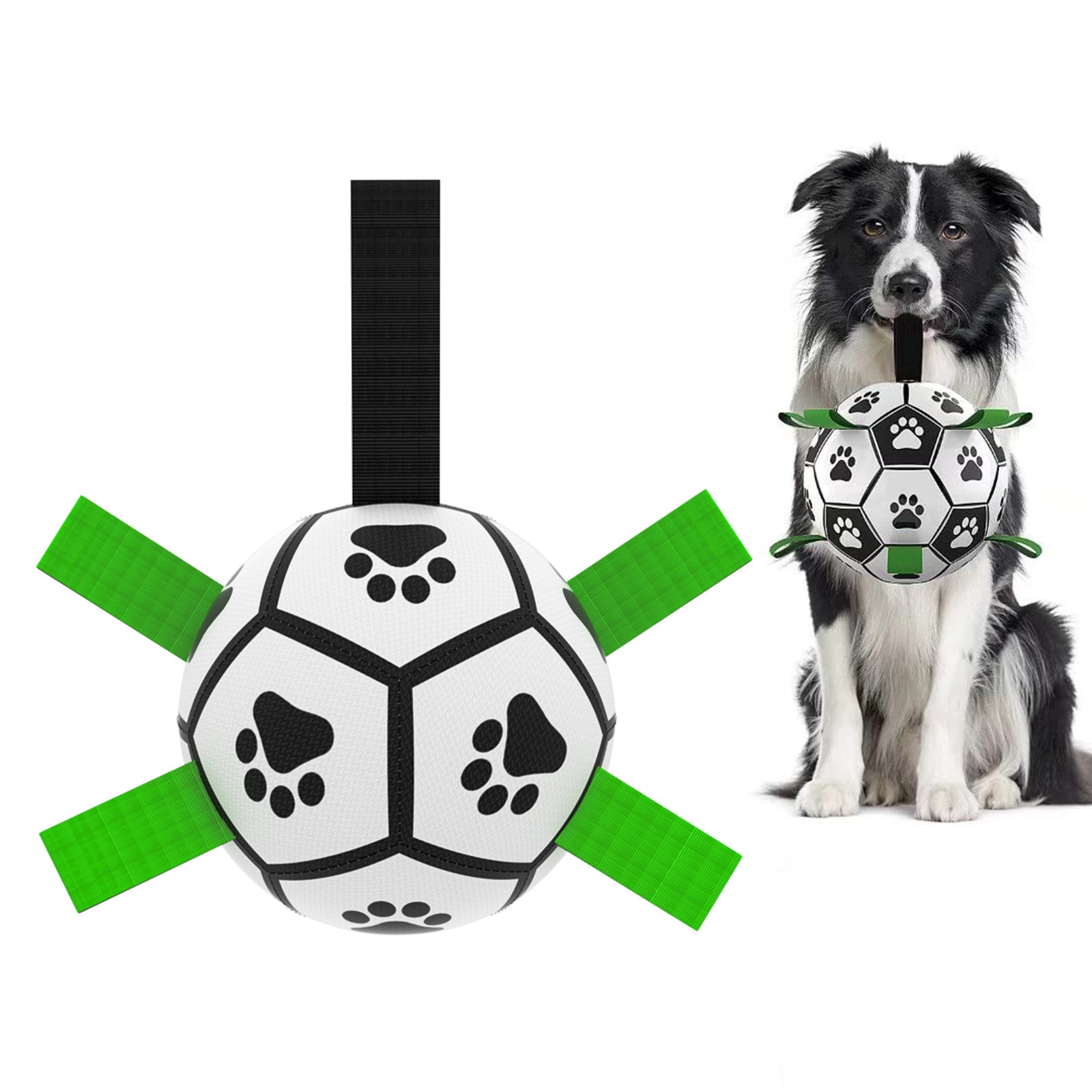 Interactive Dog Football Toy Soccer Ball Inflated Training Toy For Dogs Outdoor Border Collie Balls For Large Dogs Pet