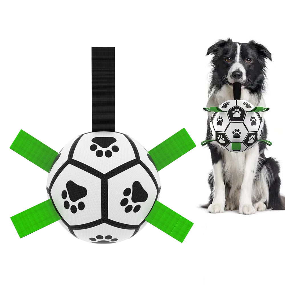 Interactive Dog Football Toy Soccer Ball Inflated Training Toy For Dogs Outdoor Border Collie Balls For Large Dogs Pet
