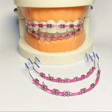 Fashionable tooth decoration set for unisex (Stainless steel) daily party wear